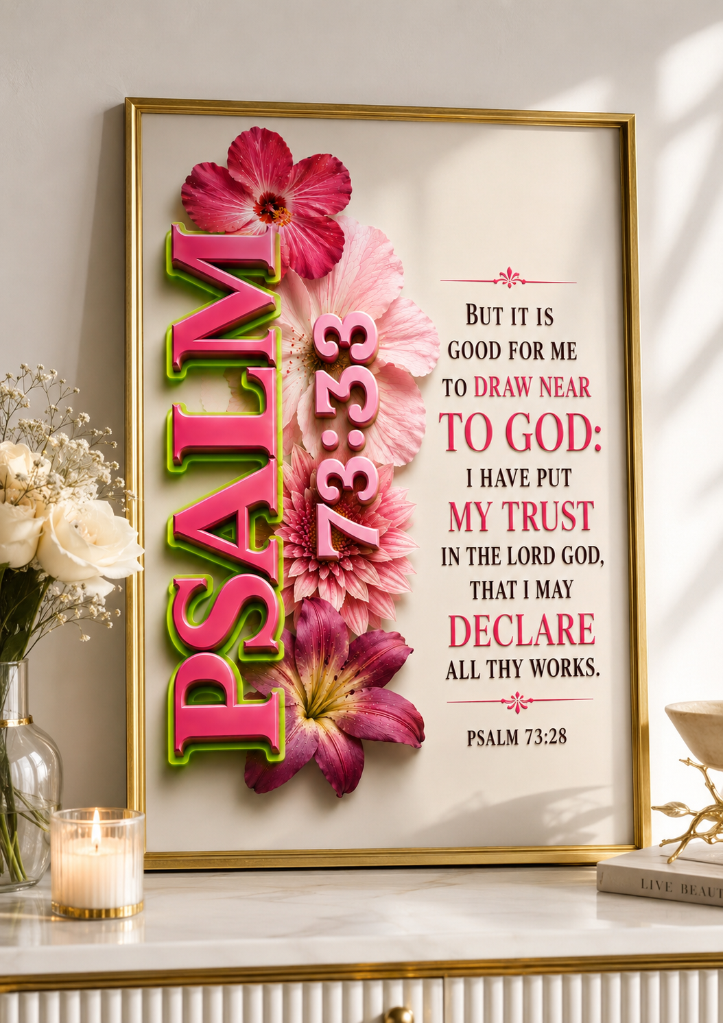 Psalm 73:28 Wall Art