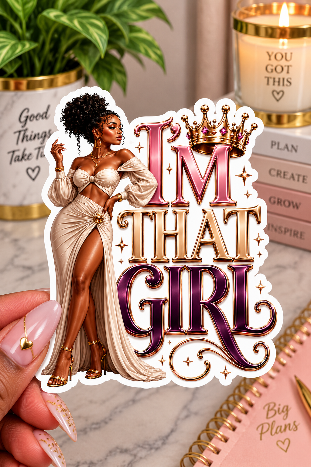 I’m That Girl – Luxury Feminine Statement Sticker