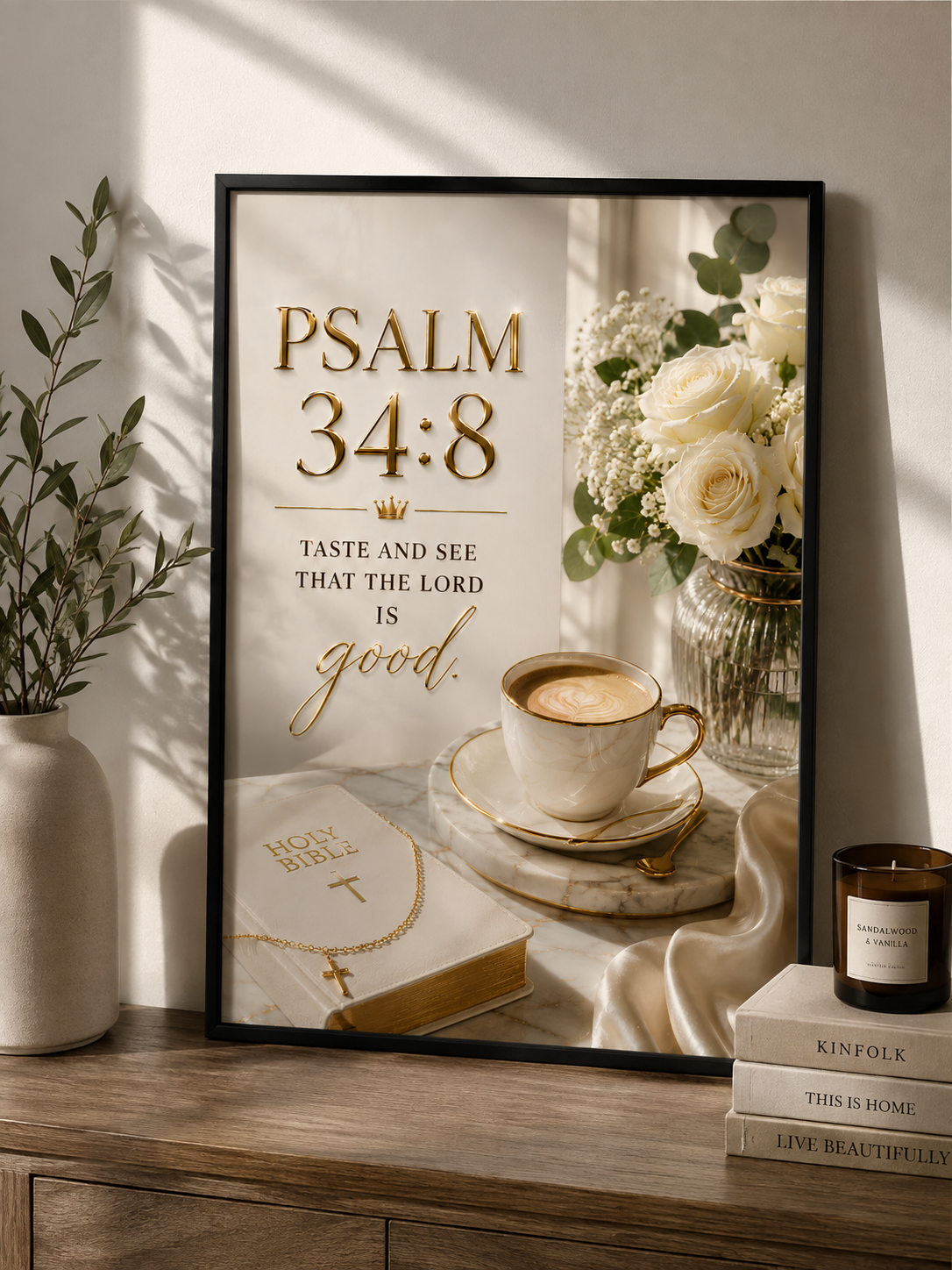 Psalm 34:8 Wall Art
