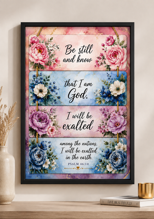 Psalm 46:10 Wall Art