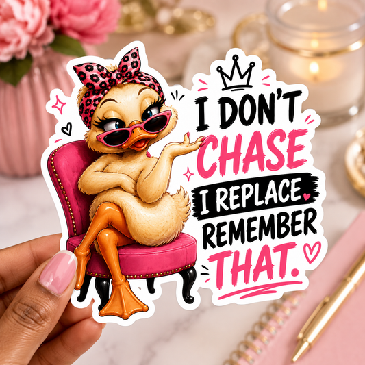 I Don’t Chase Sticker