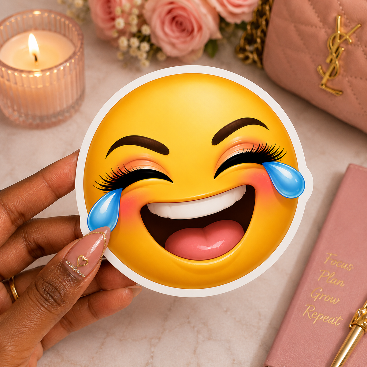 Laughing Tears Sticker