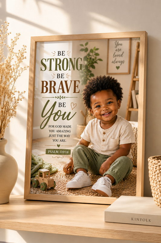 Be Strong, Be Brave, Be You Wall Art