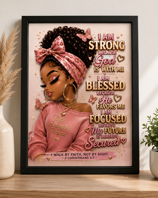 Faith, Strength & Purpose Wall Art