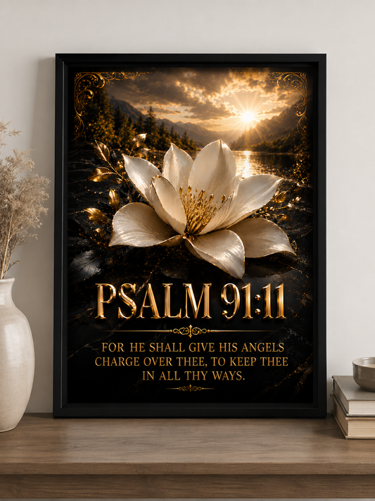 Psalm 91:11 Wall Art