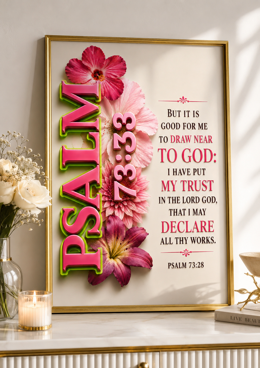 Psalm 73:28 Wall Art