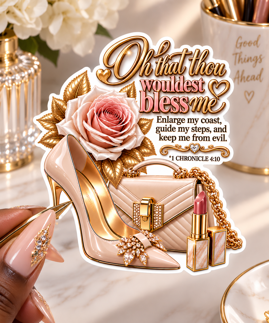 Bless Me Indeed – Luxury Inspirational Sticker