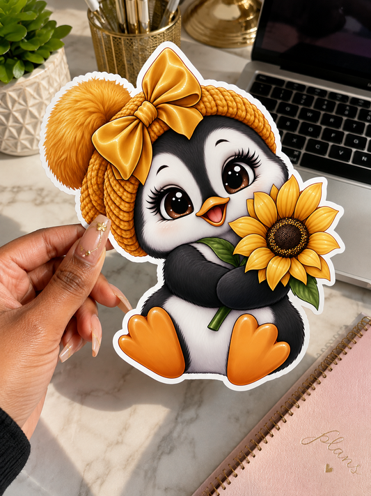 Sunshine Penguin Sticker