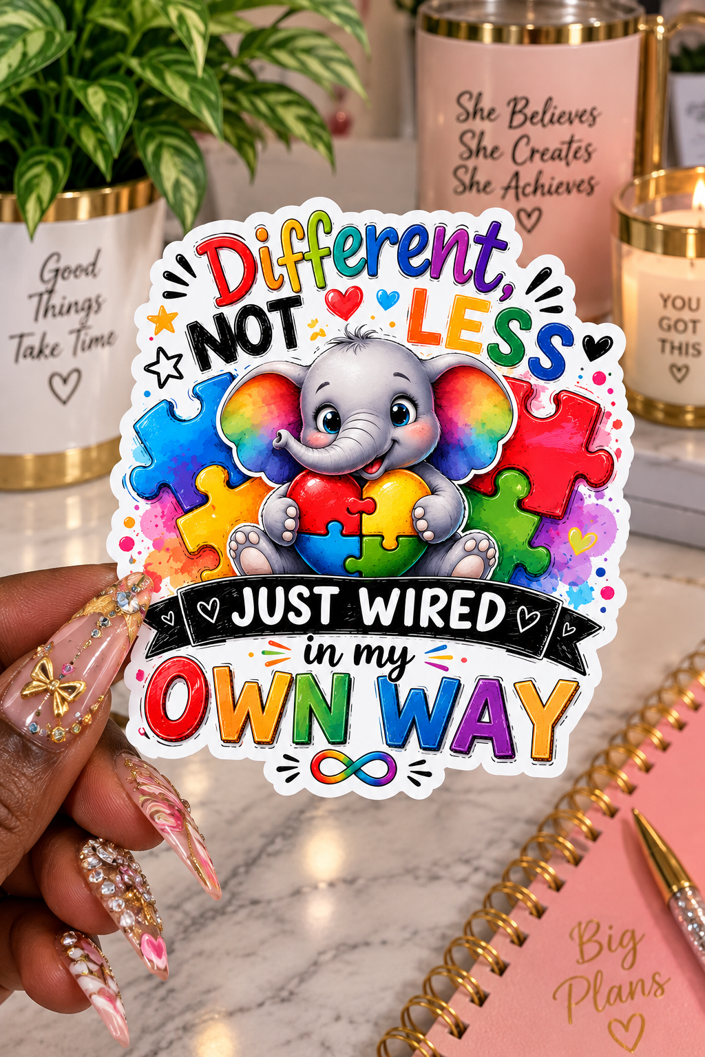 Different – Just Wired in My Own Way Sticker