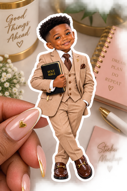 Faith-Inspired Kids Design Sticker