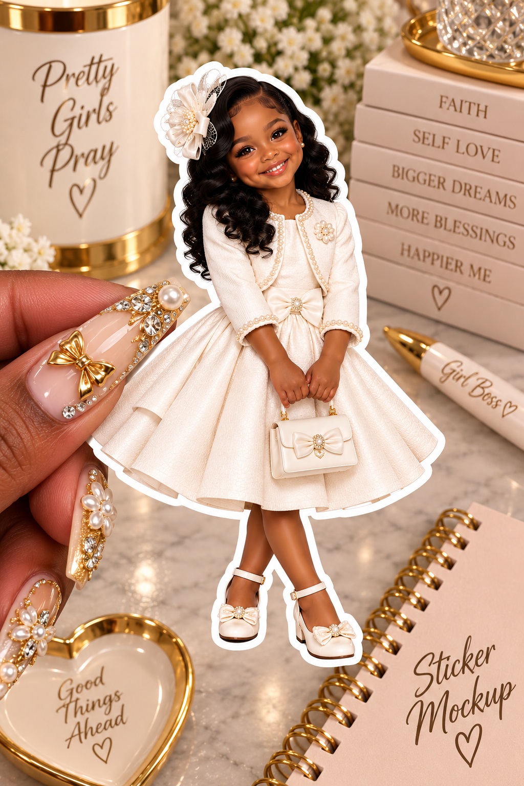 Classic Little Lady Sticker