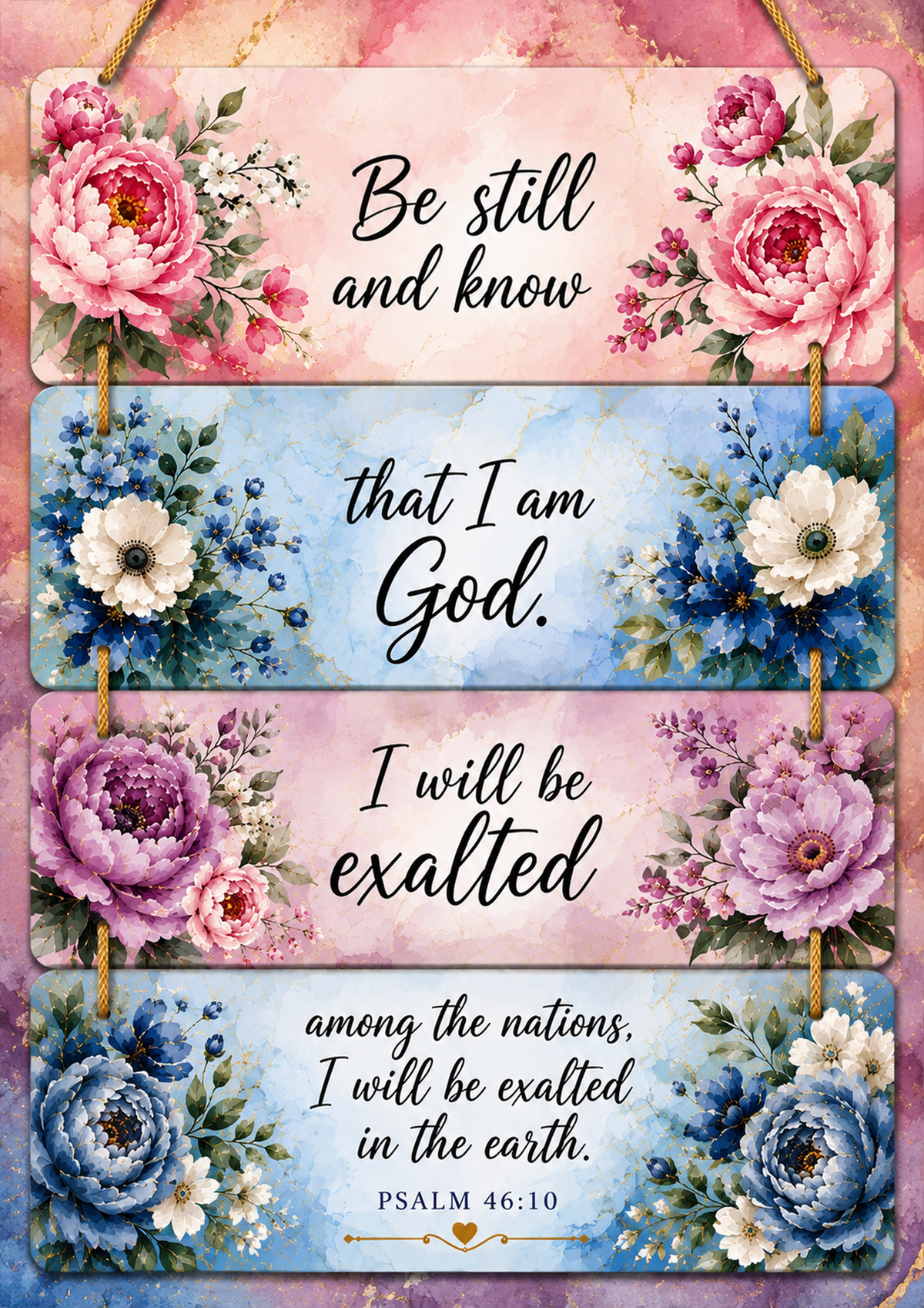 Psalm 46:10 Wall Art