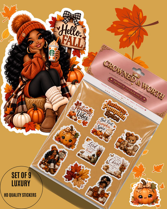 Autumn Pumpkin Spice Sticker Pack